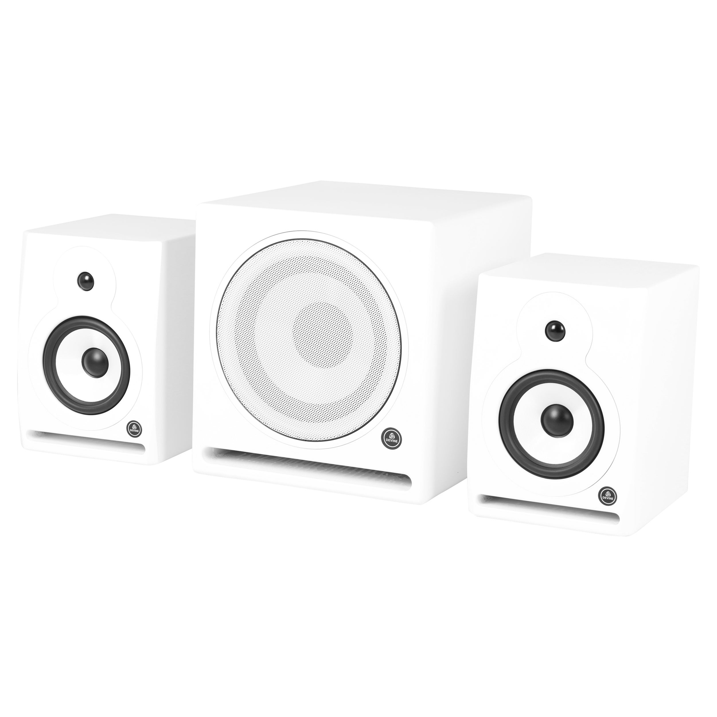 Devine RX-5A White Set + Sub studiomonitoren