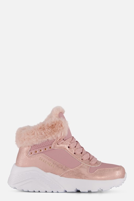 Skechers Uno Lite Comfurt Collar Veterboots roze