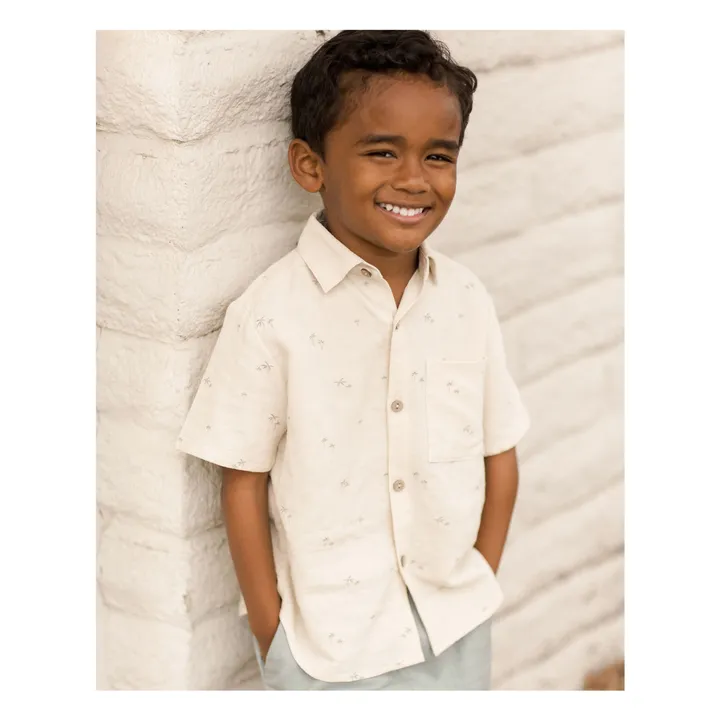 Rylee + Cru Chemise Palmiers | Ecru