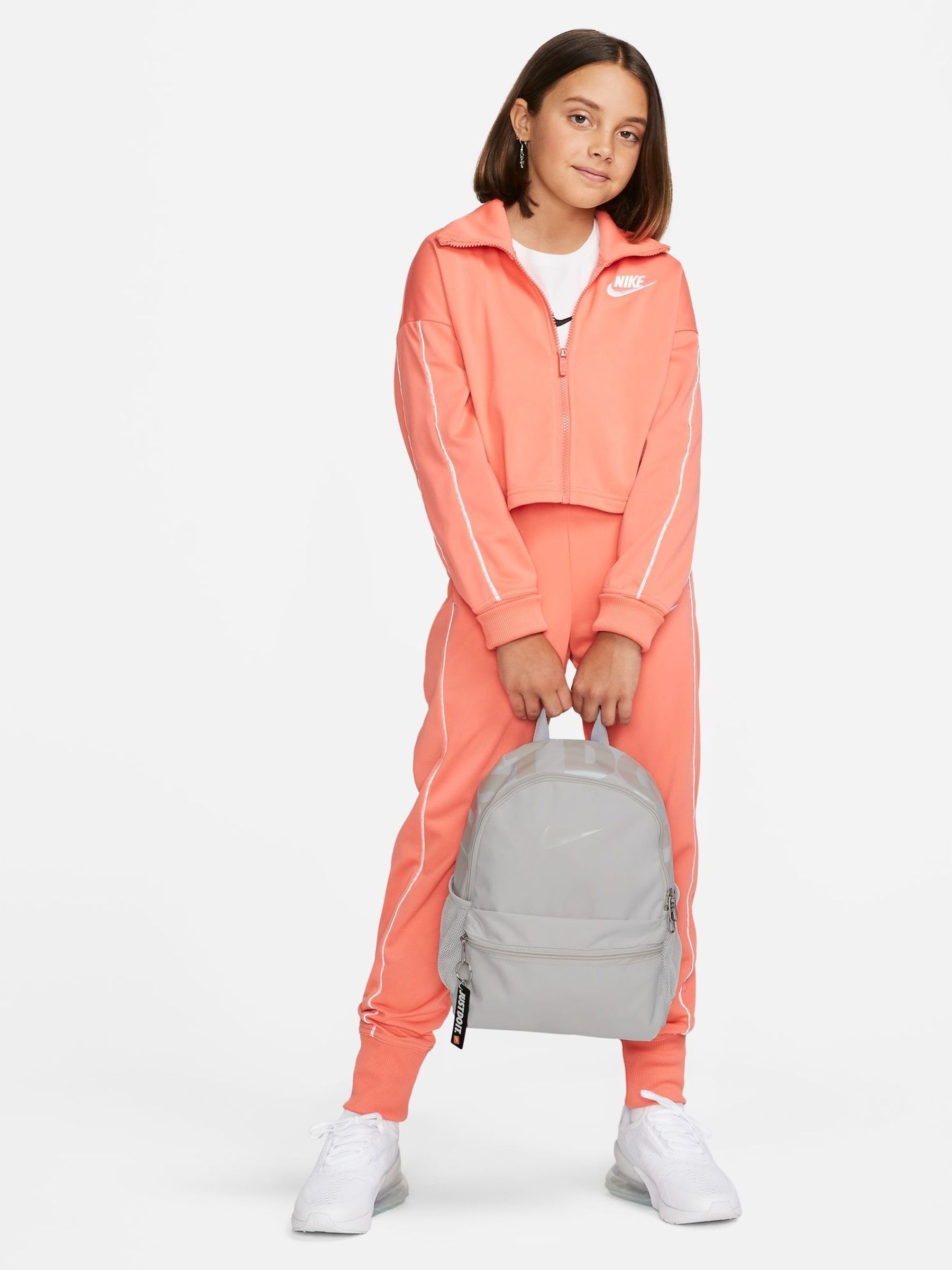 Grijs - Nike Brasilia JDI minirugzak voor kinderen