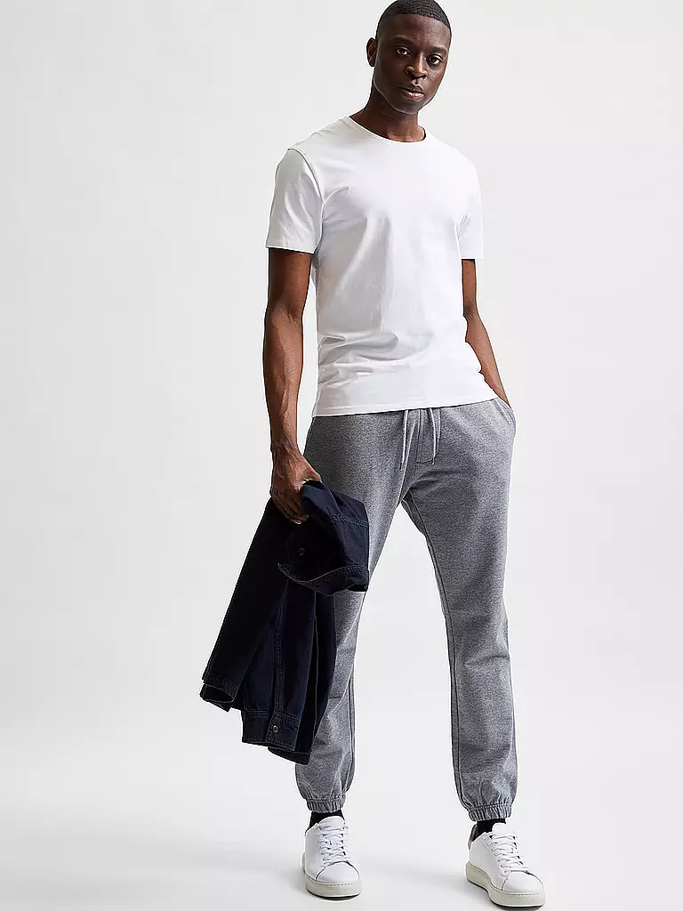 SELECTED T-Shirt SLHNEWPIMA weiss