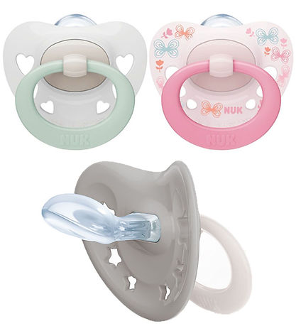 Nuk Schnuller - Signature - 2er-Pack - Rose/White