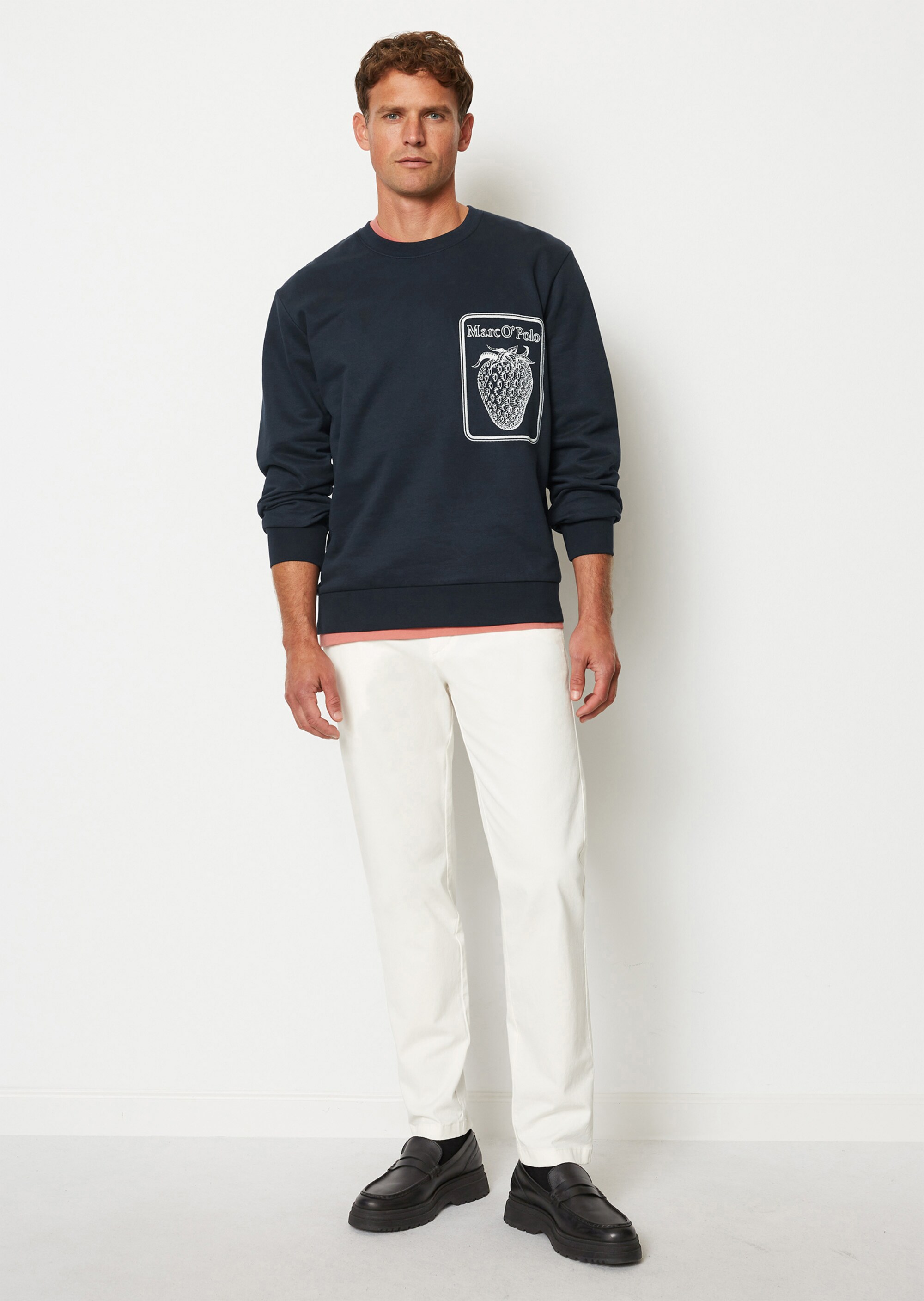 Chino - Modell OSBY tapered aus hochwertigem Bio-Baumwolle-Mix