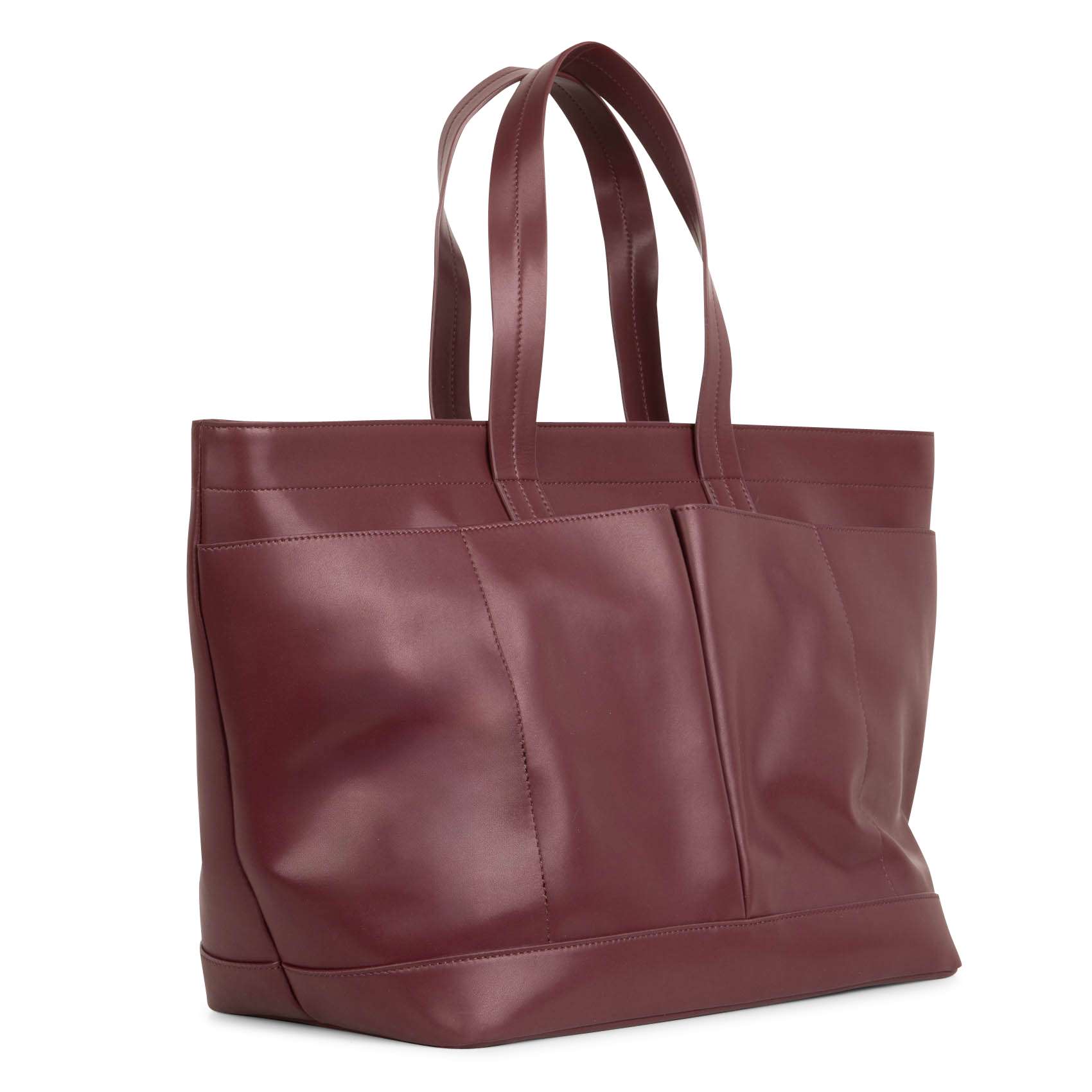 ELENA - Cabas en cuir | Rouge