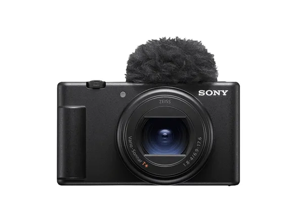 Sony ZV-1M2 - Digitalkamera - kompakt - 20.1 MP - 4K / 29.97 fps - 2.55x optisk zoom - ZEISS - Wi-Fi, Bluetooth - sort