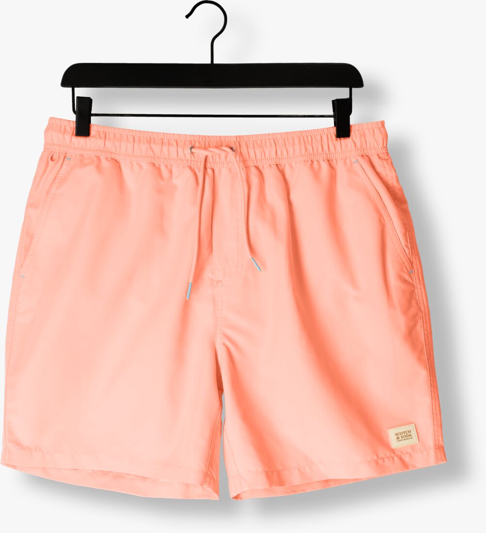 SCOTCH & SODA roze scotch & soda  mid length swim short solid