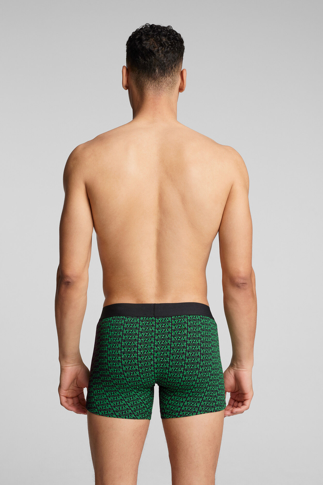 Pacote com 3 cuecas boxer de algodão Levi's