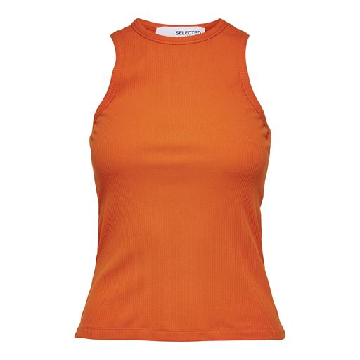 Selected Femme Fanna Tank Top, Orangeade, XS