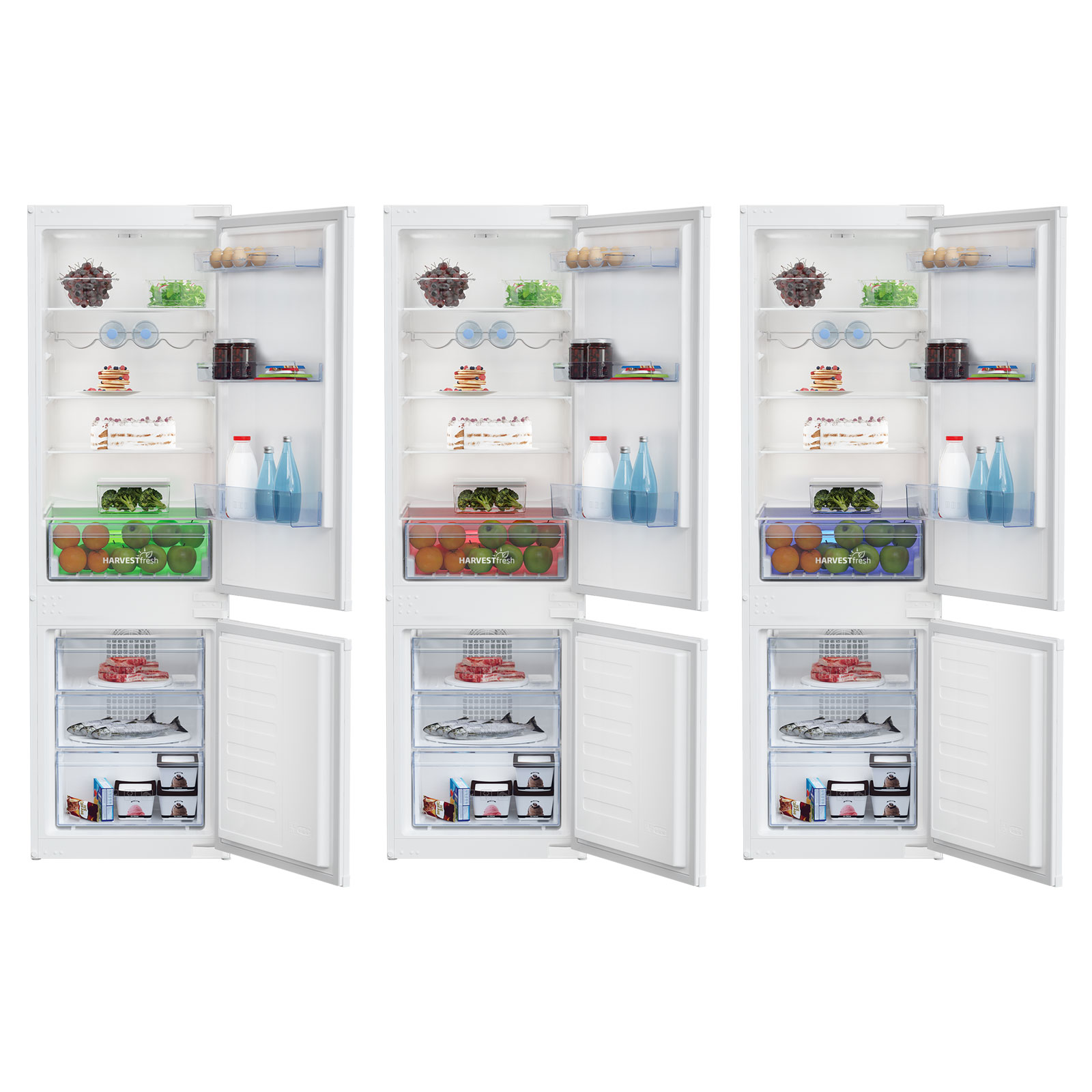 BEKO Einbau-Kühl-Gefrierkombination BCHA275K4SN - E