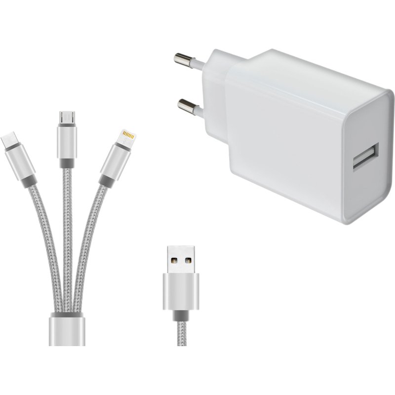 DLH DY-AU5092W chargeur d'appareils mobiles Tablette, téléphone Blanc Secteur Intérieure