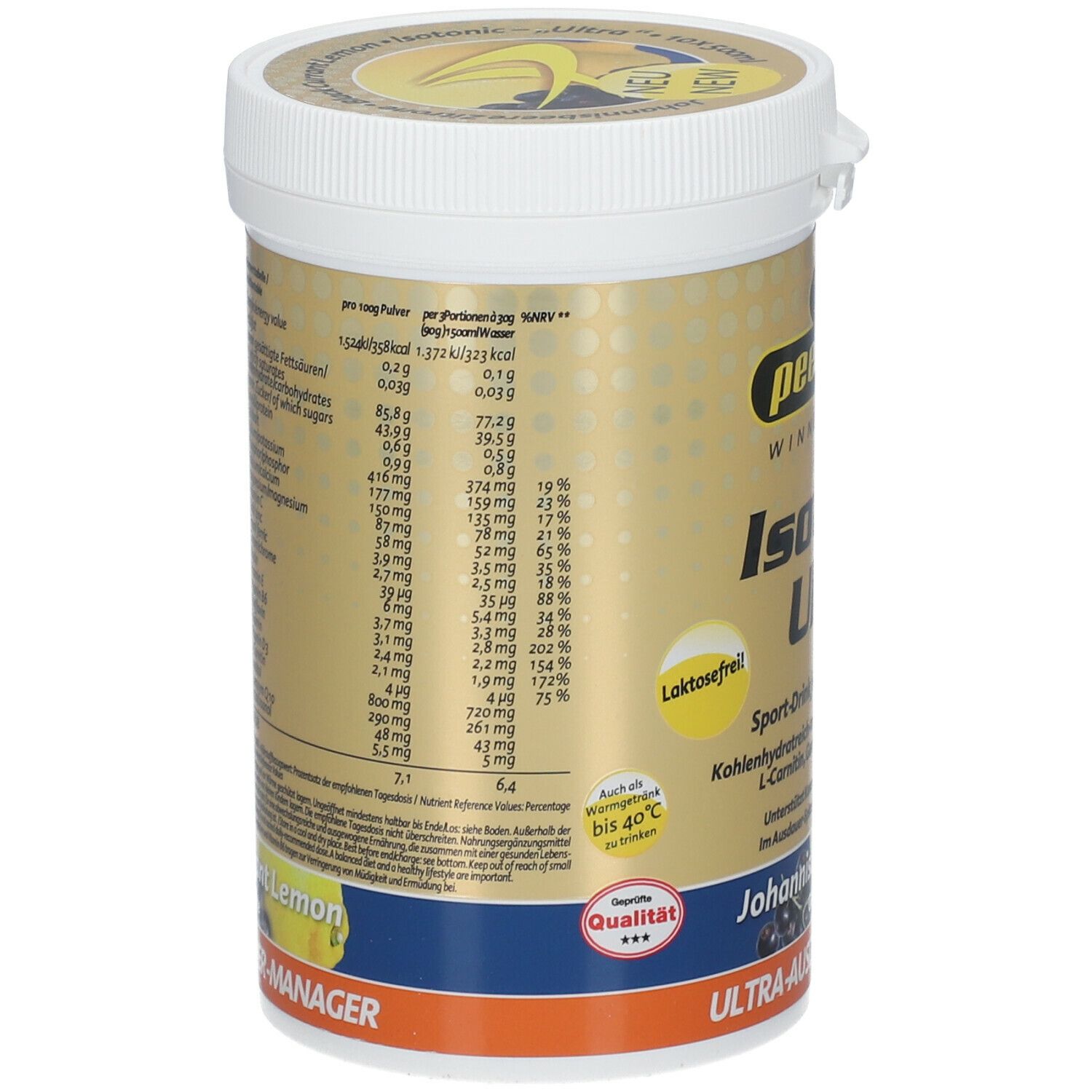 peeroton® Isotonic Ultra Drink Johannisbeere Zitrone
