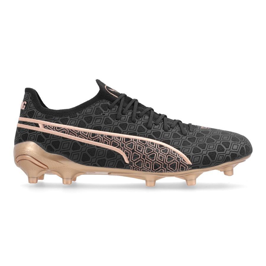 PUMA King Ultimate FG/AG Rudagon - Noir/Blanc/Doré ÉDITION LIMITÉE