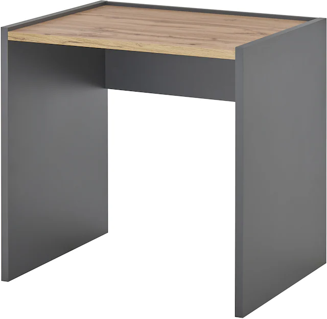 Home affaire Schreibtisch »CiTY/GiRON« moderner Computertisch, wohnliches Home Office, Breite 80 oder 143 cm
