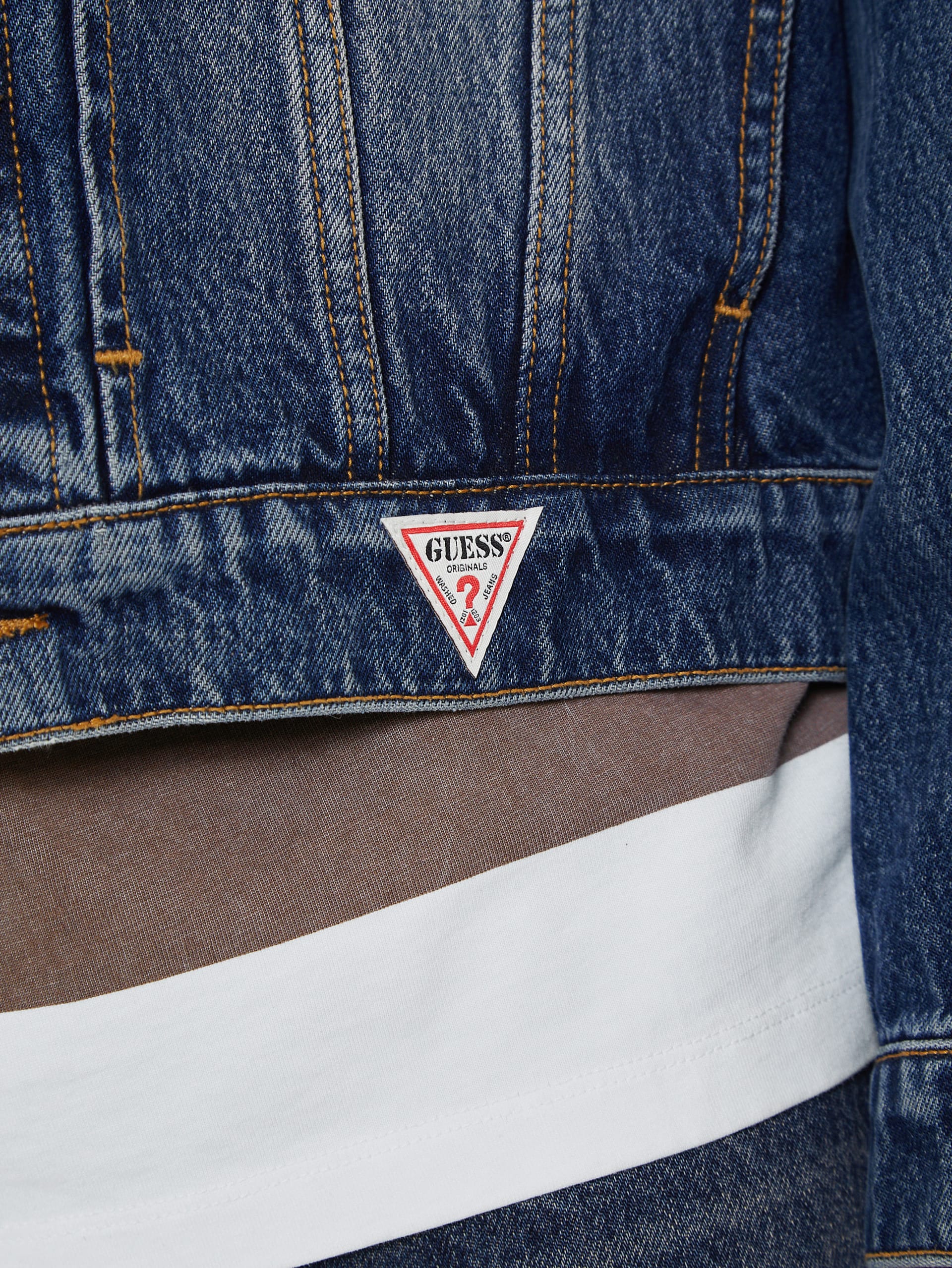 Jaqueta Trucker Kit Denim da GUESS Originals