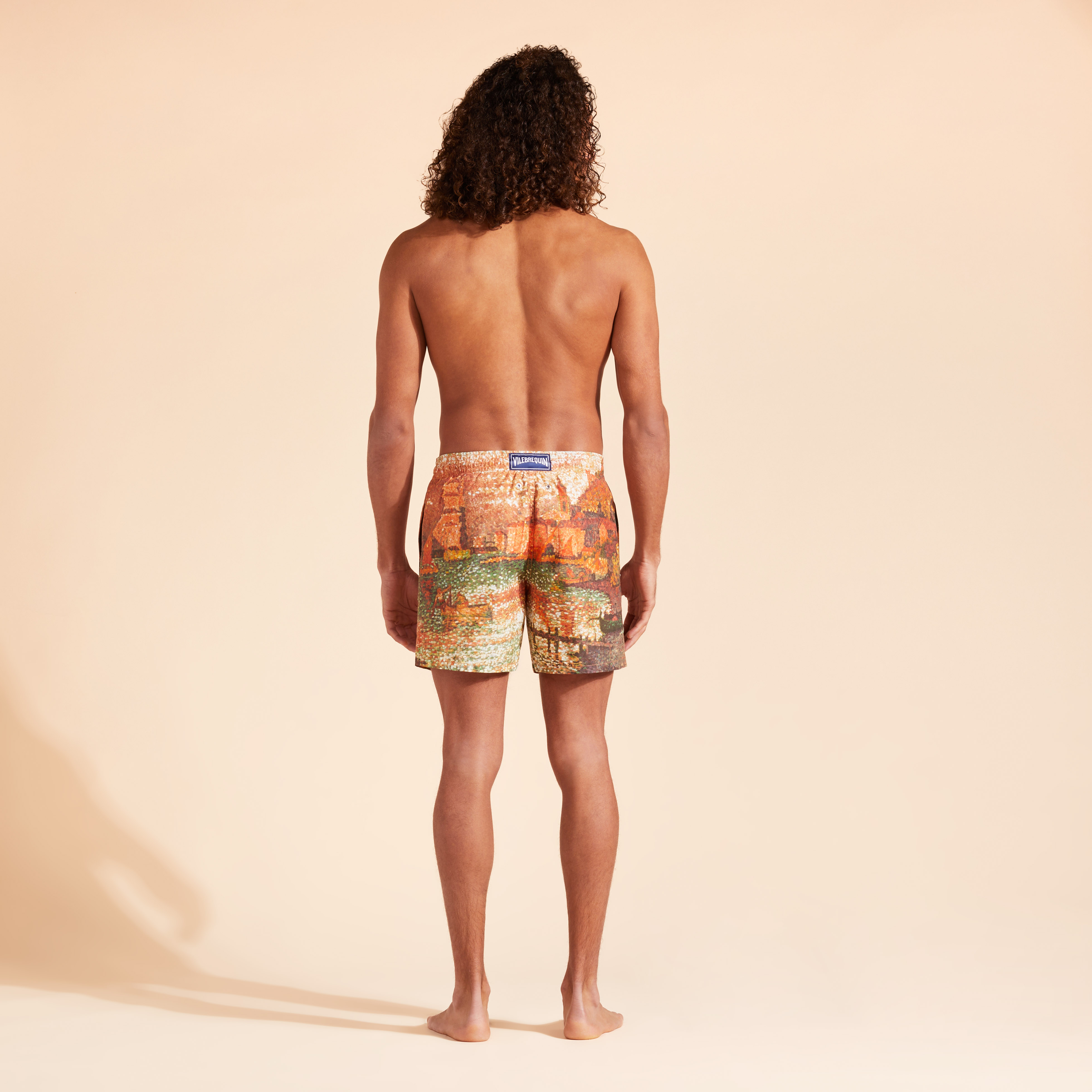 Maillot de Bain Imprimé 360° Homme Sortie Du Port De St Tropez - Vilebrequin x Paul Signac| Vilebrequin