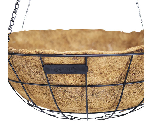 Bellissa Haas gietijzeren hangpot, 55 x 55 x 30 cm, zwart/bruin