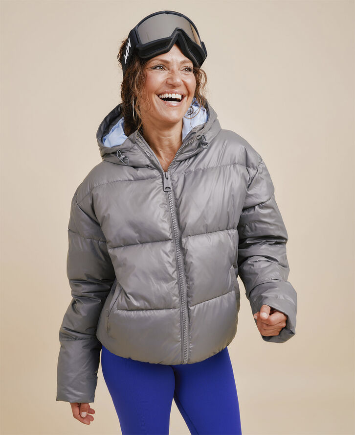 Cartel Copenhagen Polar Puffer Short - Slate Grå