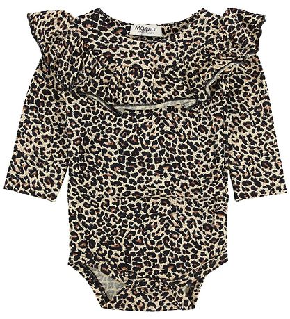 MarMar Body - l/ä - Bibbi - Brown Leopardprint m. Rüsche