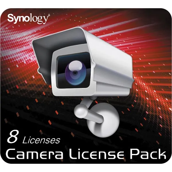 Synology Camera License Pack - Licens - 8 kameraer