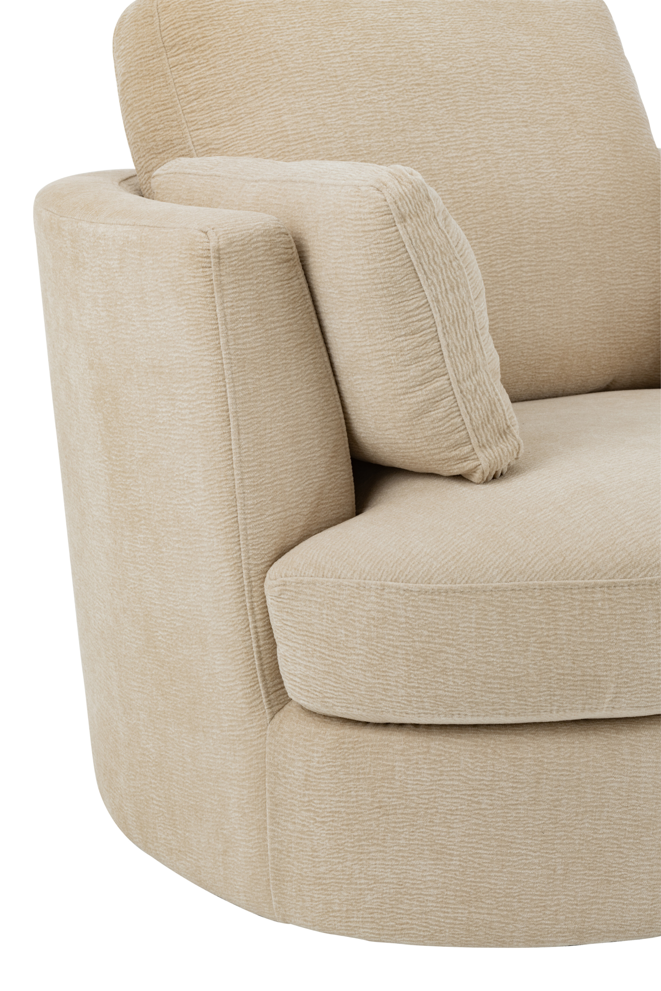 Fauteuil 360º lichtbeige