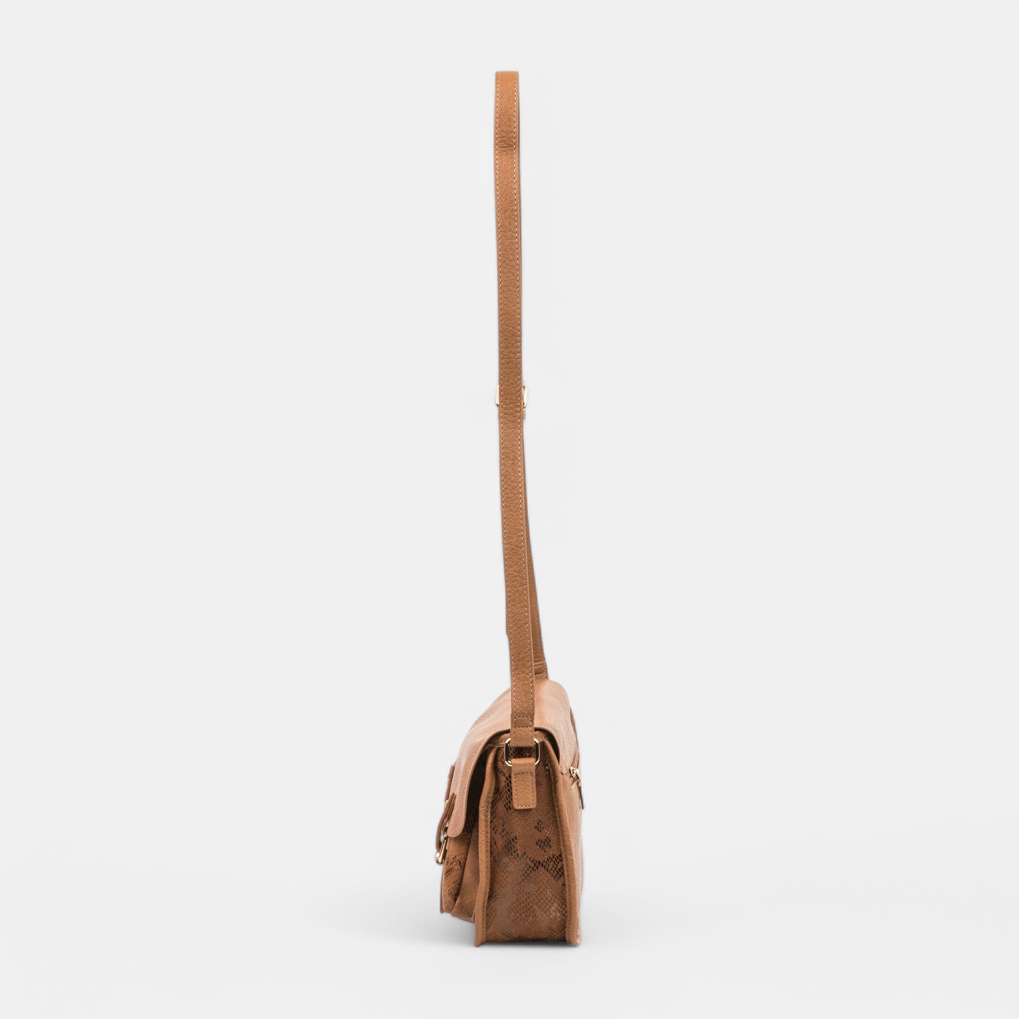 Sac bandoulière camel