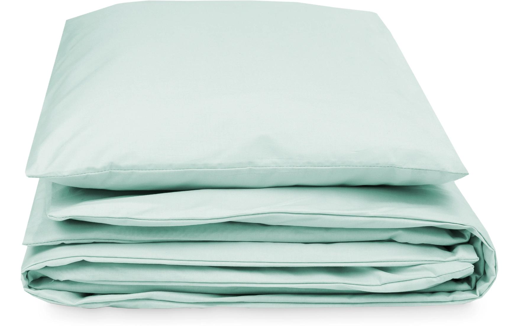 Kinderbettwäsche Aqua Mint 100 x 135 cm + 40 x 60 cmWeiche und strapazierfähige Bettwäsche