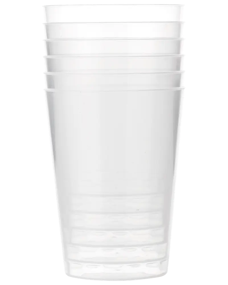 Vandglas 25 cl genanvendelig 6-pak