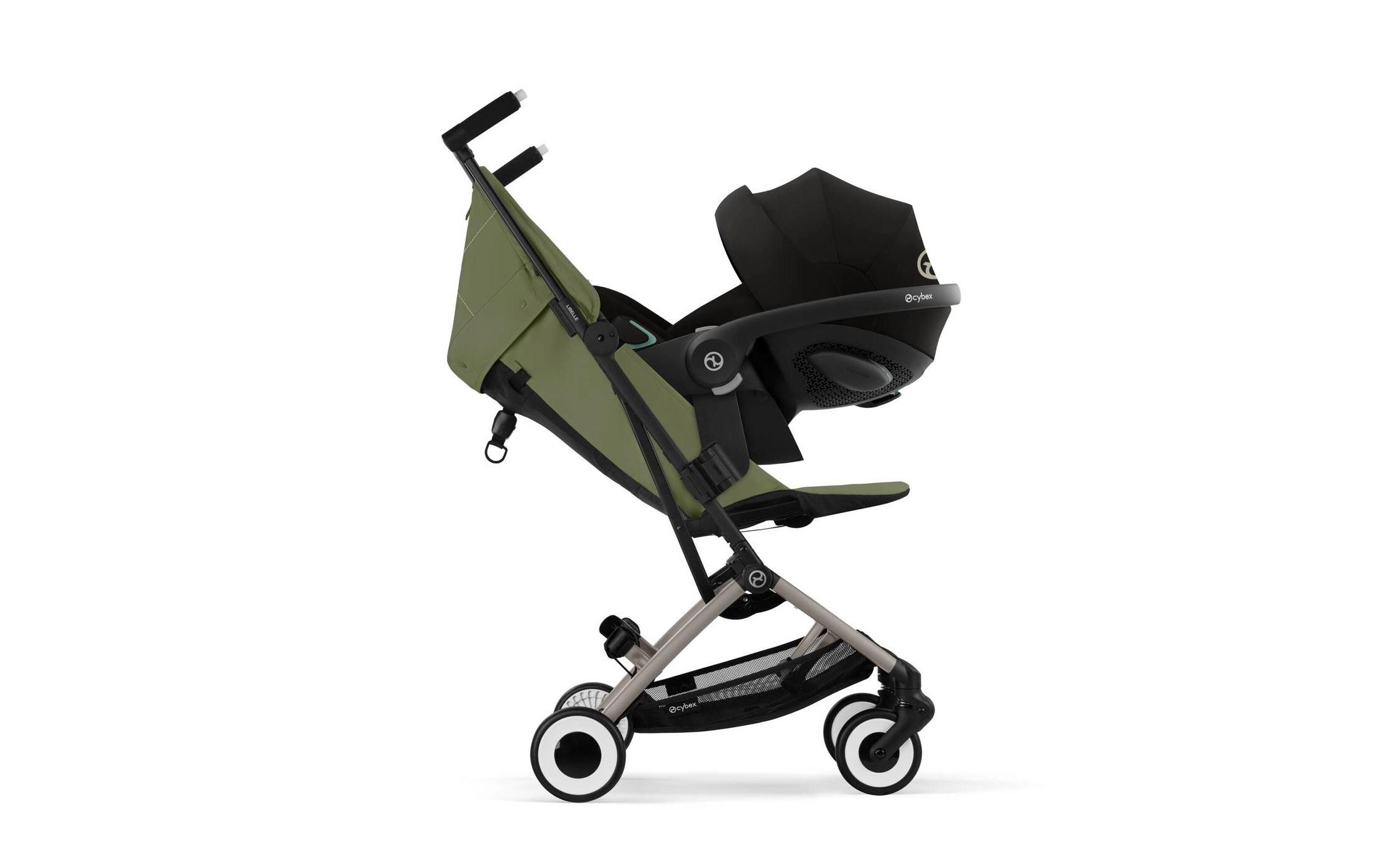 Buggy Libelle Moss Green<br>Kompakter Reisebuggy mit Handgepäckmasse