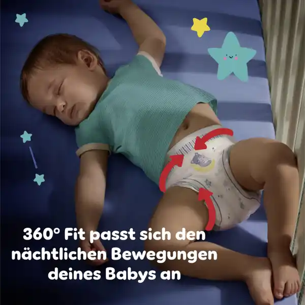 Baby dry Windeln Night Pants Gr. 6 (15+kg) Monatsbox