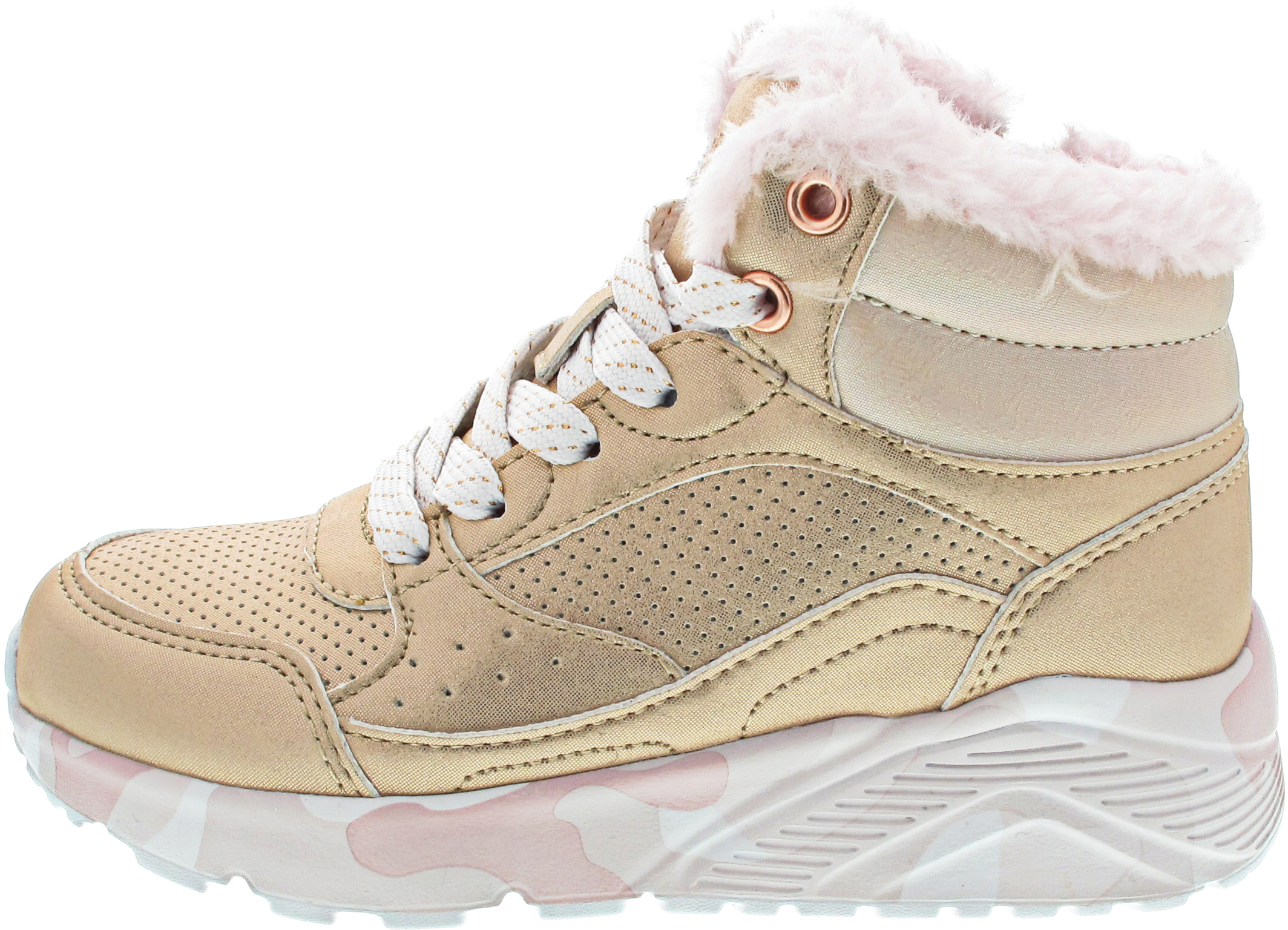 Skechers Ini Lite Camo Dazzle Sneake rose gold