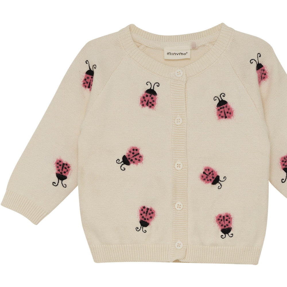 Køb Minymo White Swan Cardigan Strik