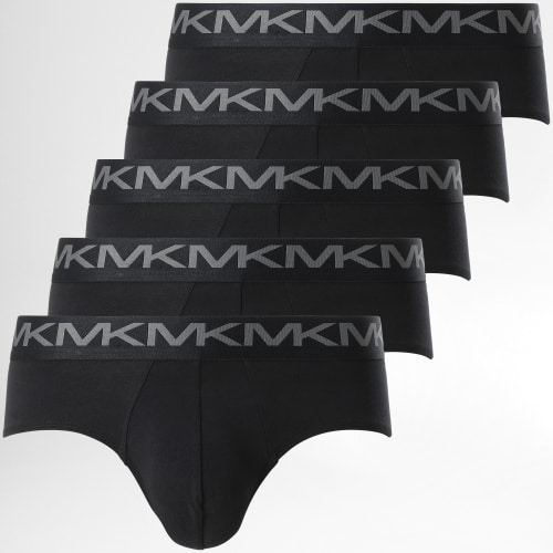 Lot De 5 Slips Stretch Factor Noir