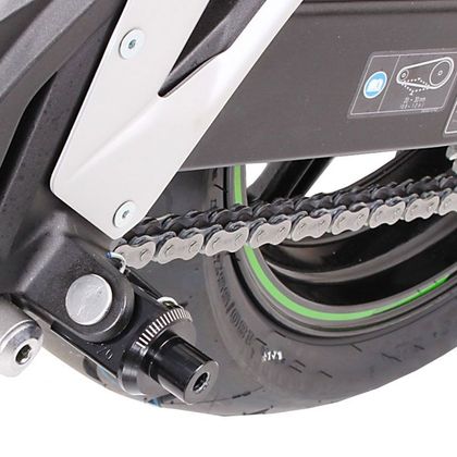 Adaptateur repose pied Puig Pilote/Passager pour repose-pieds PUIG - Noir