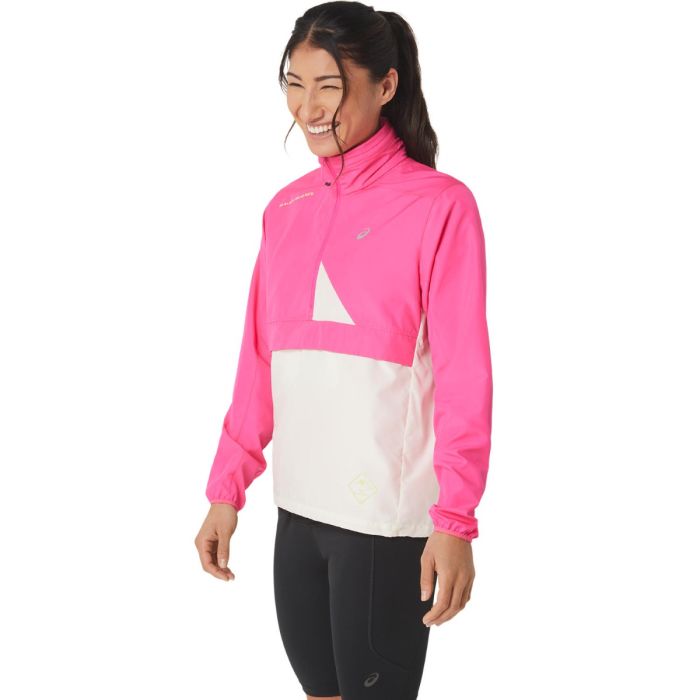 Asics Dame Jakker FujiTrail Anorak Pink