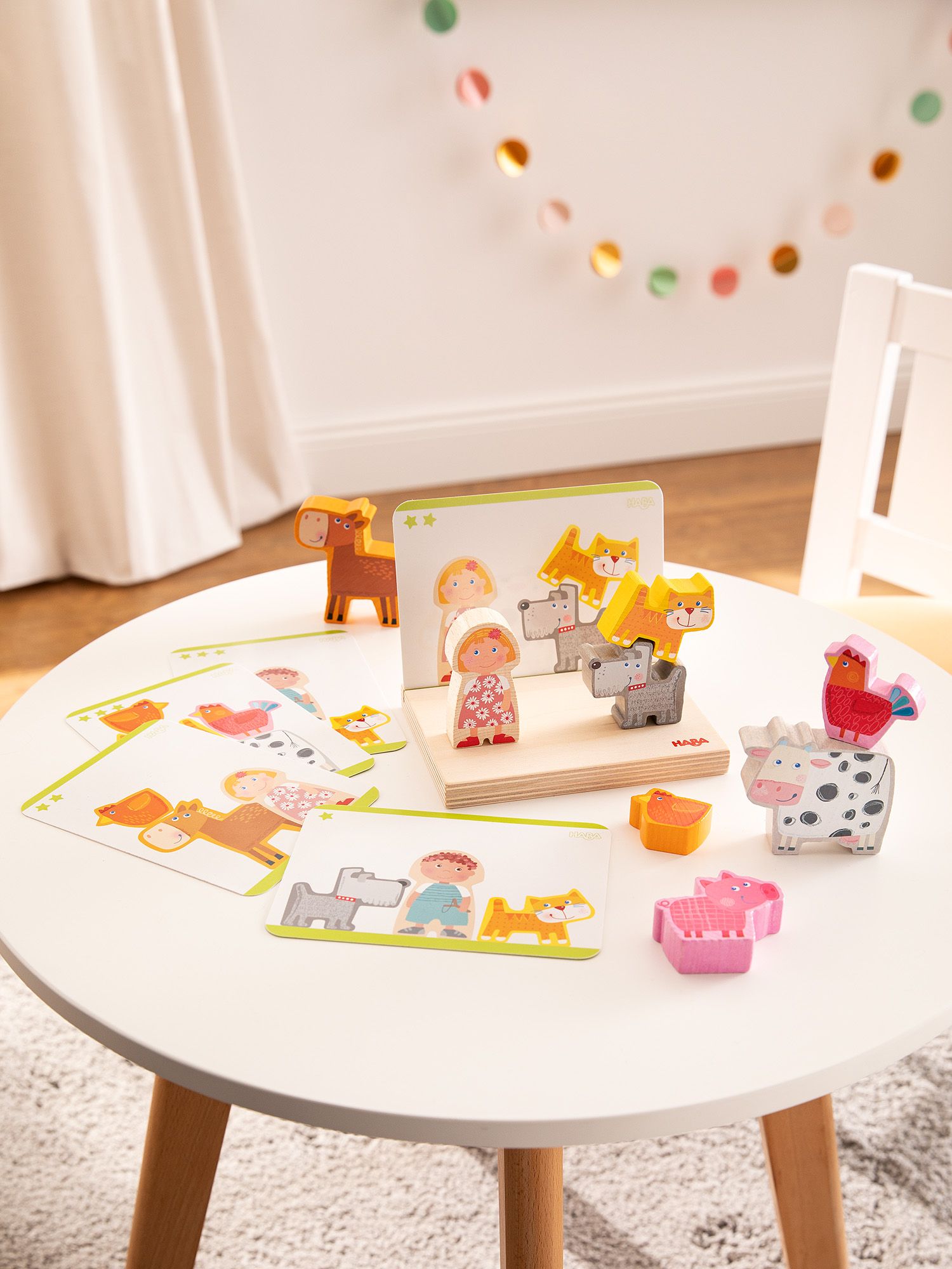 HABA Stapelspielzeug Stapelspielzeug Bauernhof
