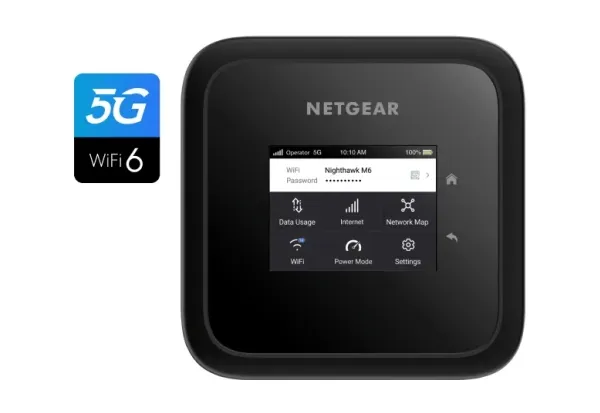 NETGEAR Nighthawk M6 - Mobilt hotspot - 5G - 2.5 Gbps - 1GbE, 802.11ax, Wi-Fi 5