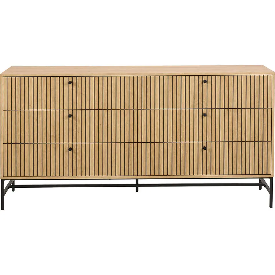 Hioshop Dylan kommode 6 lades natuur