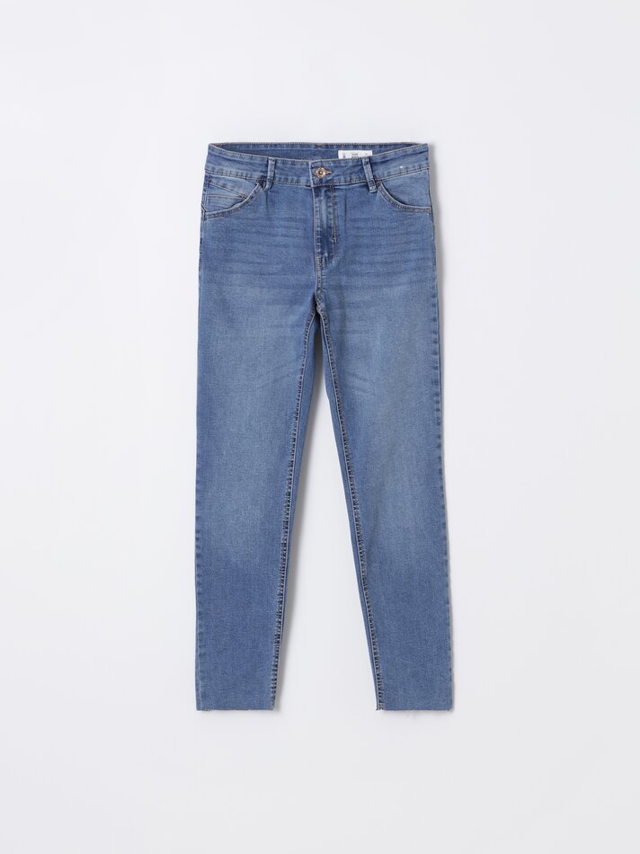 Calça jeans push-up - Índigo