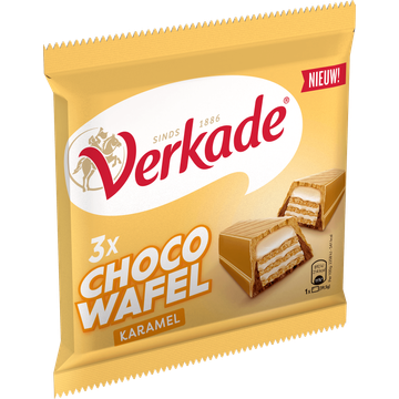 Verkade Chocowafel Karamel 118,5 g