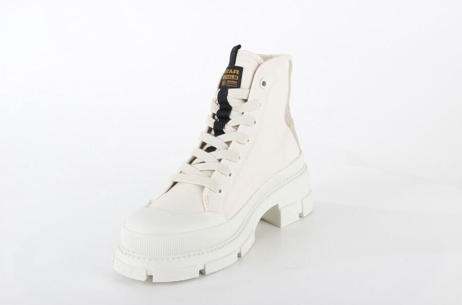 G-STAR Aefon II Mid CVS W Veterschoenen Hak Gebroken wit