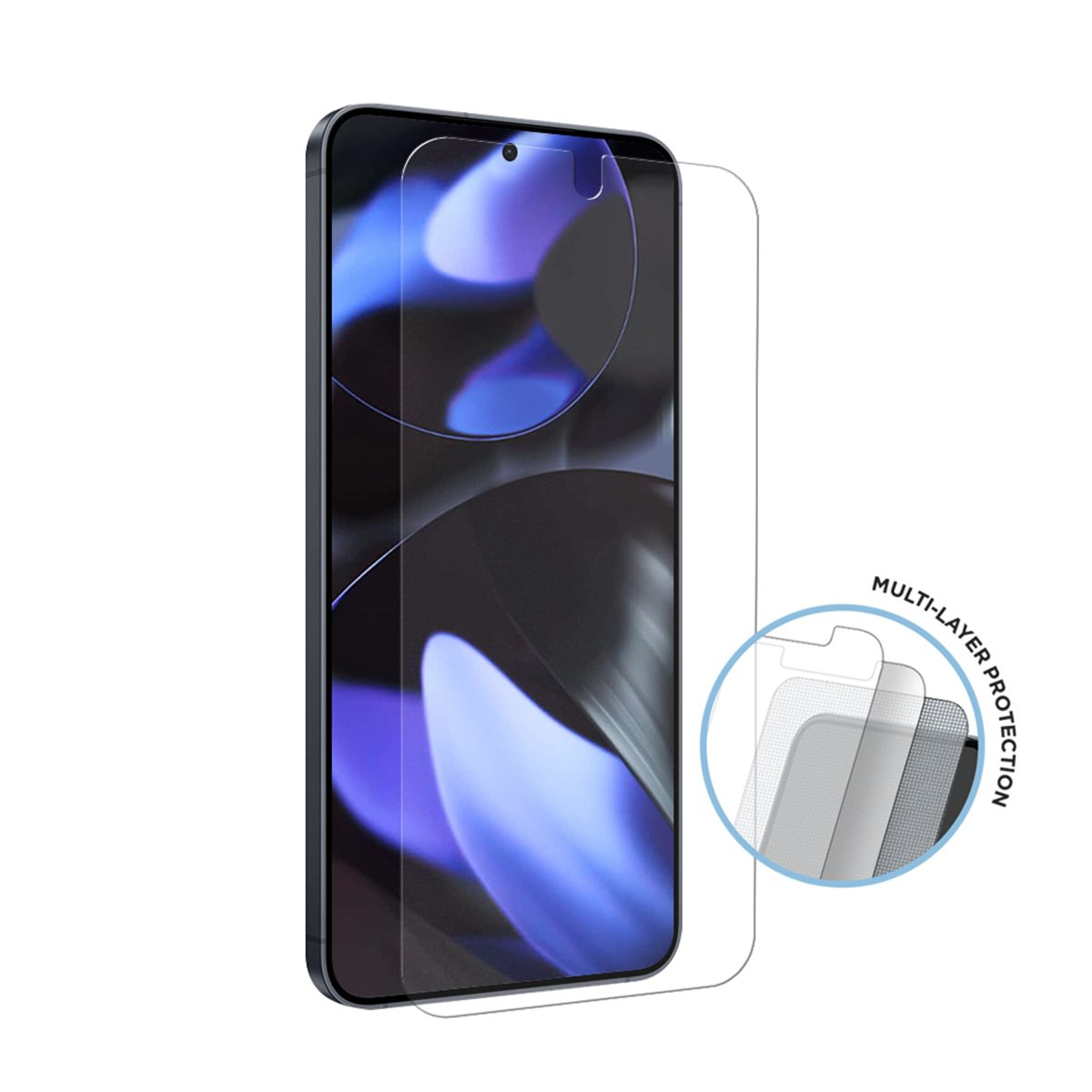 (2er Set) Google Pixel 10 Pro / Pixel 10 / 9 Pro / 9 Mountain H.I.T High Impact Triflex Panzerglas 2.5D Displayschutz Case Friendly (EGSP01055)