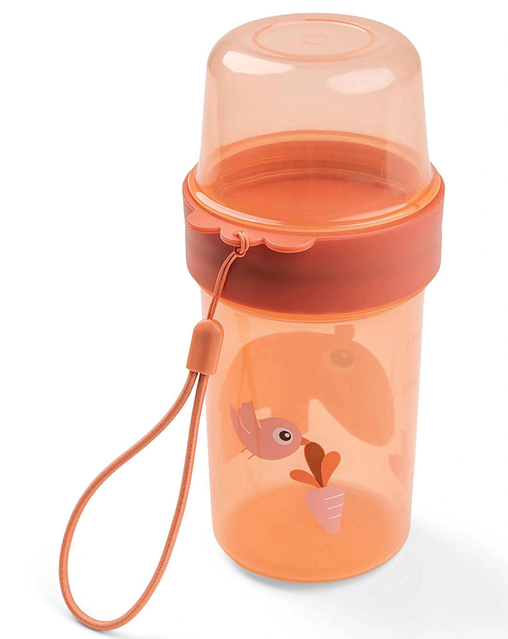 Snackbehälter TO GO - 2-WAY: OZZO (150+320ml) in papaya