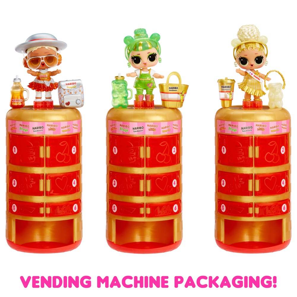 LOL Surprise! Loves Mini Sweets Haribo Puppen-Sortiment aus dem Verkaufsautomaten