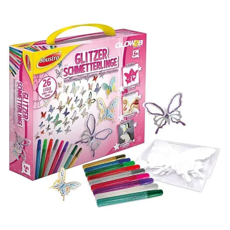 Glow2B Glitzer-Schmetterlinge
