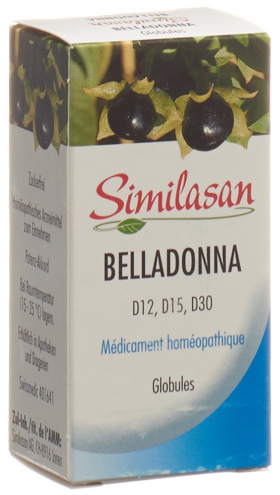 SIMILASAN Belladonna<br>15 g, Globuli, D12/D15/D30