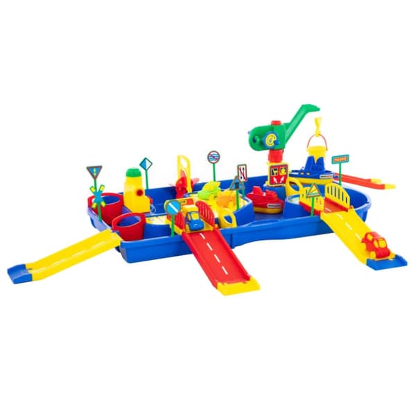 Polesie wader Vannsystemsett med ramper 9 deler 152x92x35 cm PP