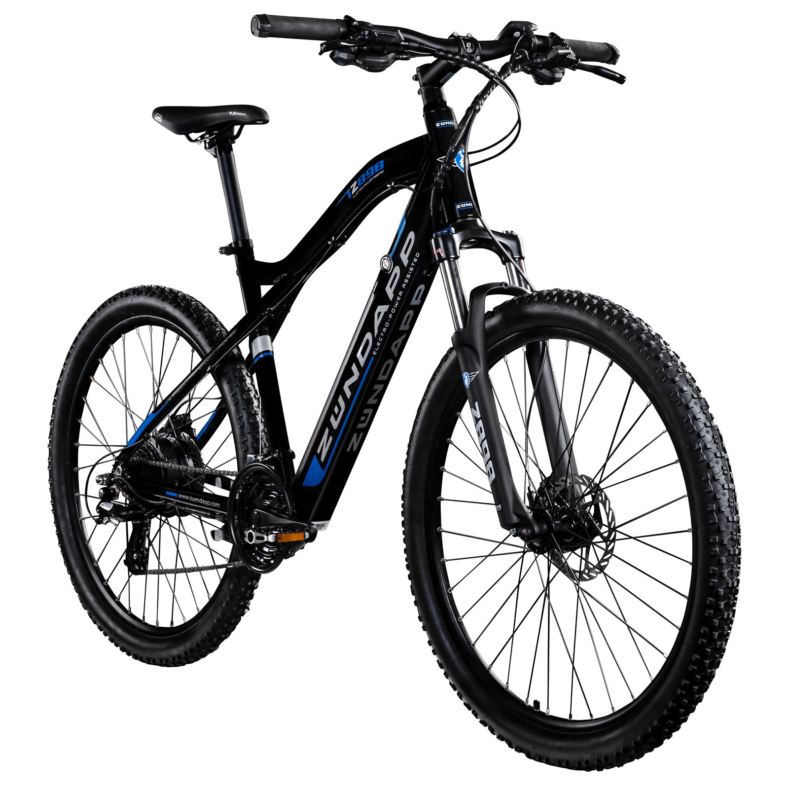 ZÜNDAPP E-Mountainbike Z898 - schwarz-blau - 27,5