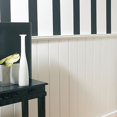 Lambris MDF frêne blanc (vendu à la botte)