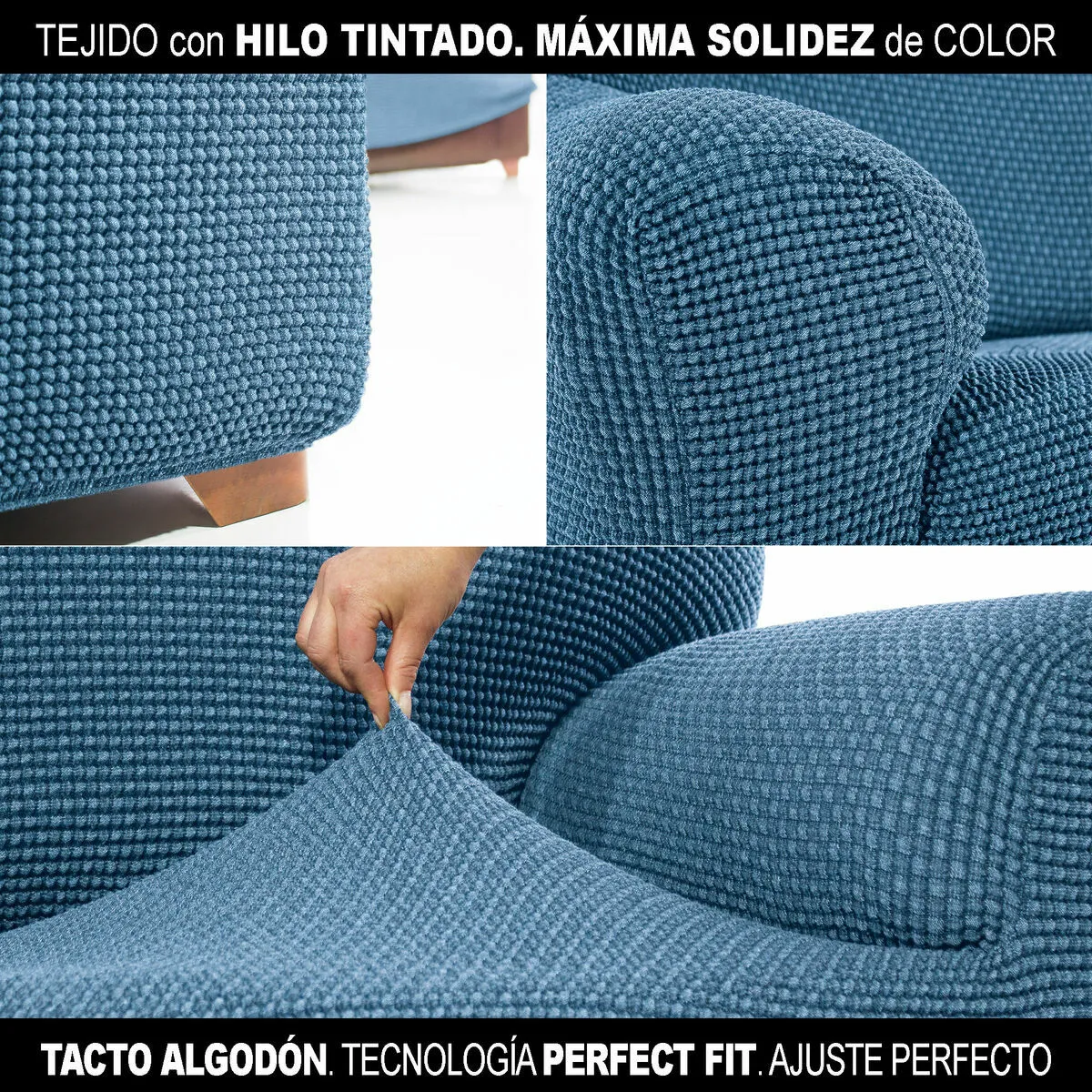 Sofaskins Housse de canapé NIAGARA - Celeste 140-180 cm