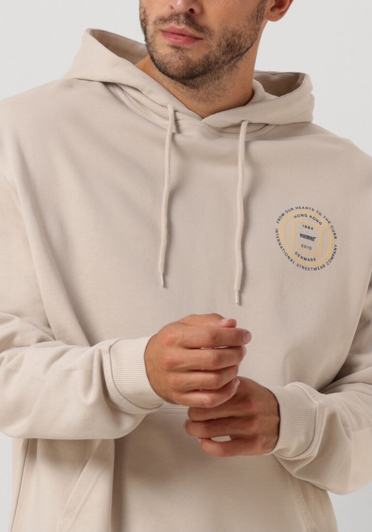 WOODBIRD zand woodbird sweater wbpacs circle hoodie